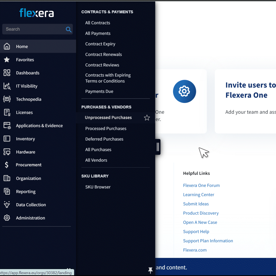 Flexera One Entitlement